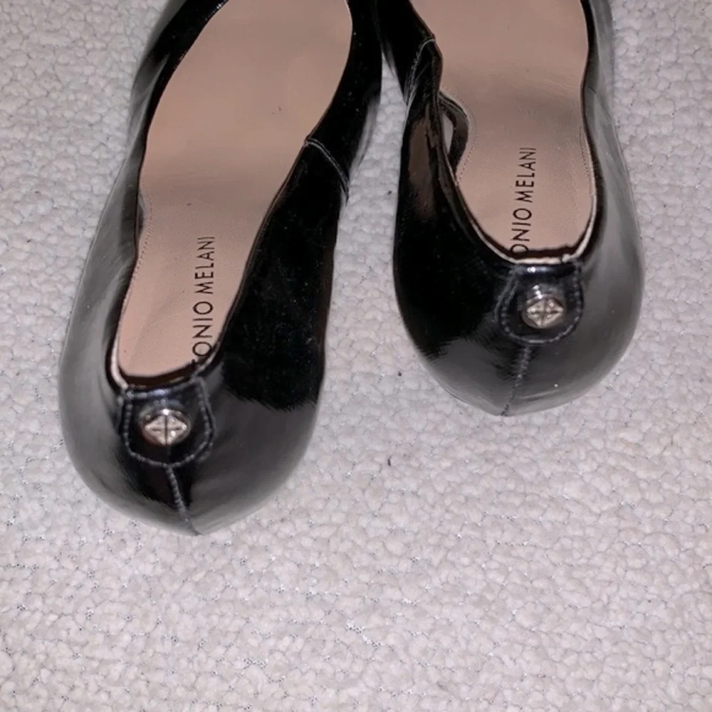 Antonio Melani Black Patent Pumps — 8 - Picture 4 of 6